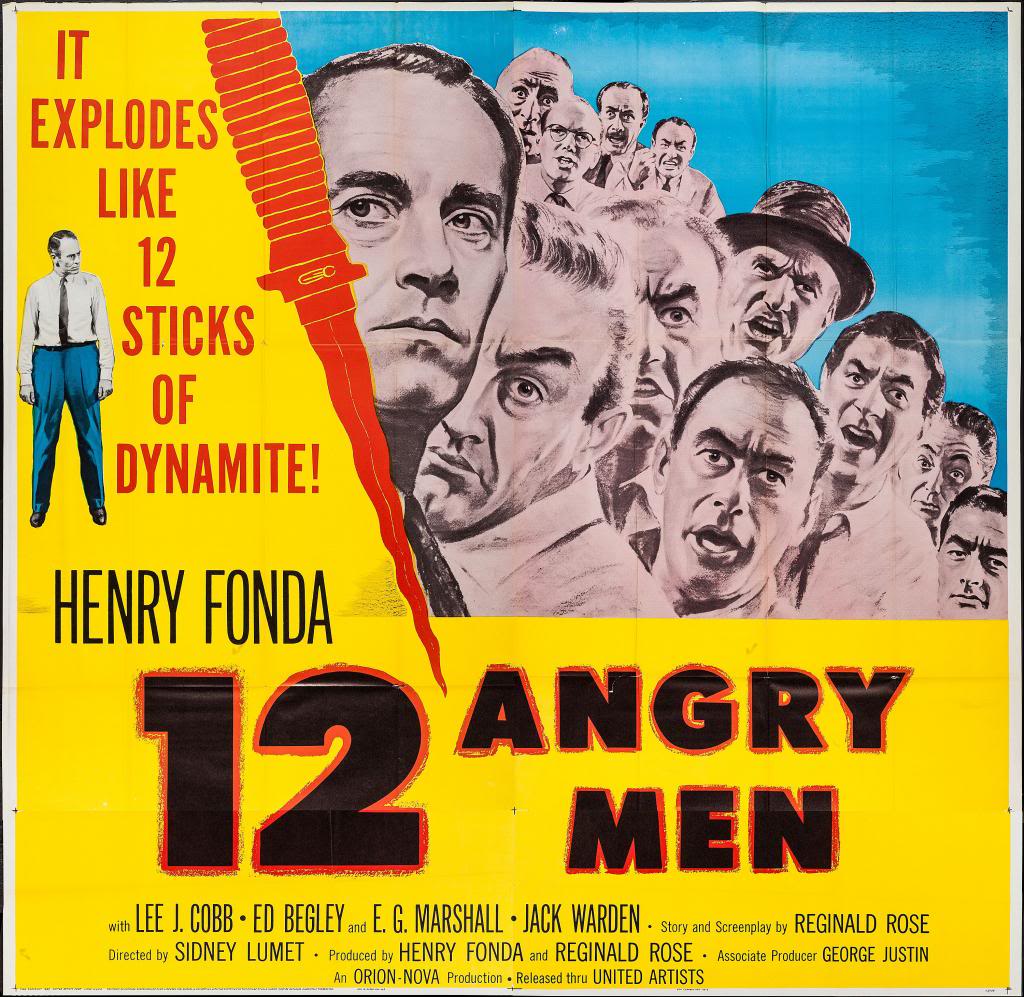 Композиция кадра и монтаж по движению. Эпизод фильма "12 разгневанных мужчин", реж.С.Люмет, 1957г⁠⁠